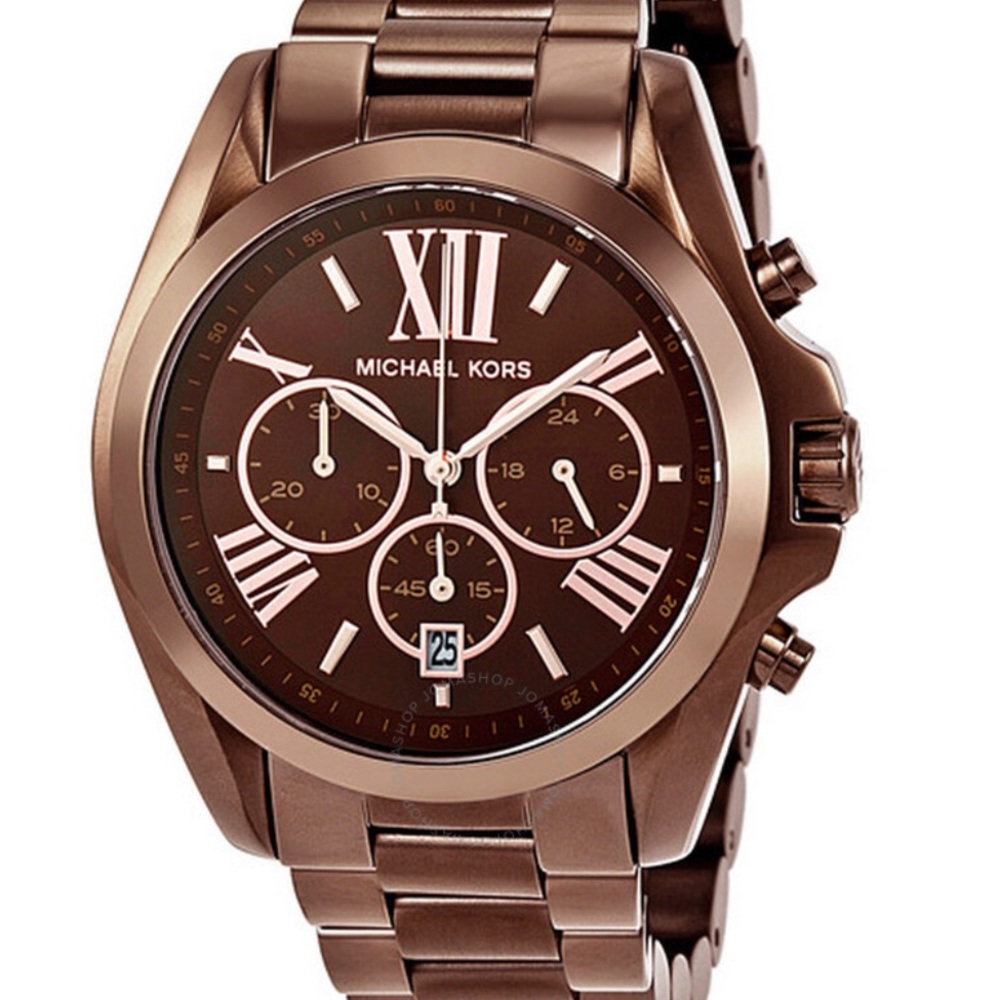 Michael Kors Brown Stainless Steel Watch